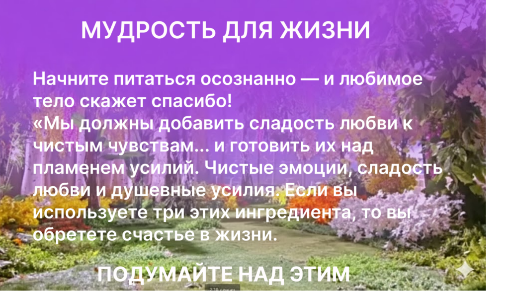 ОСНОВЫ ПРАВИЛЬНОГО ЗДОРОВОГО ПИТАНИЯ