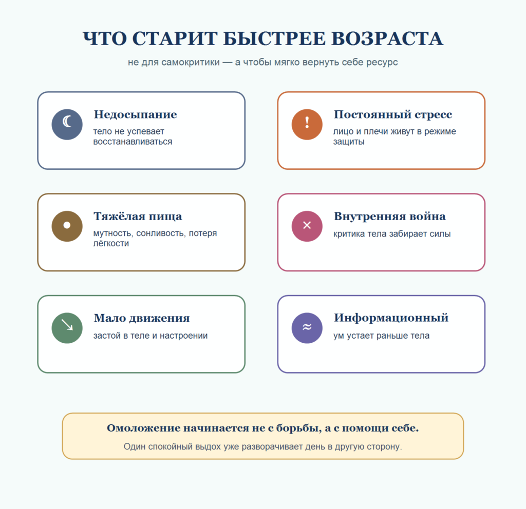 Омоложение организма человека